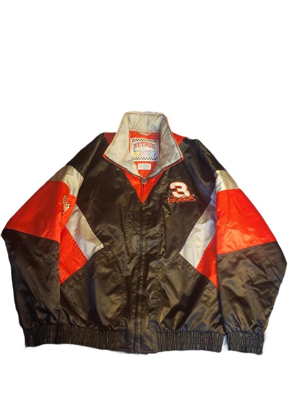 Vintage Nutmeg Dale Earnhardt #3 Jacket Mens XL - Intimidator Nascar Puffer #3